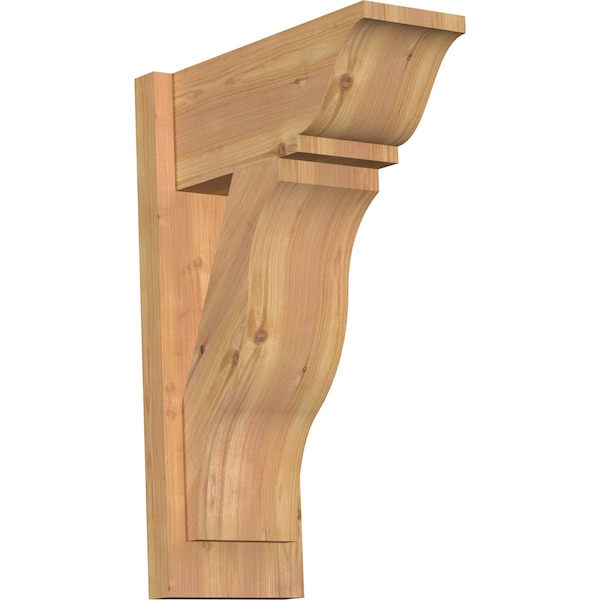 Ekena Millwork Funston Traditional Smooth Outlooker, Western Red Cedar, 7 1/2"W x 16"D x 24"H OUT08X16X24FST01SWR - main